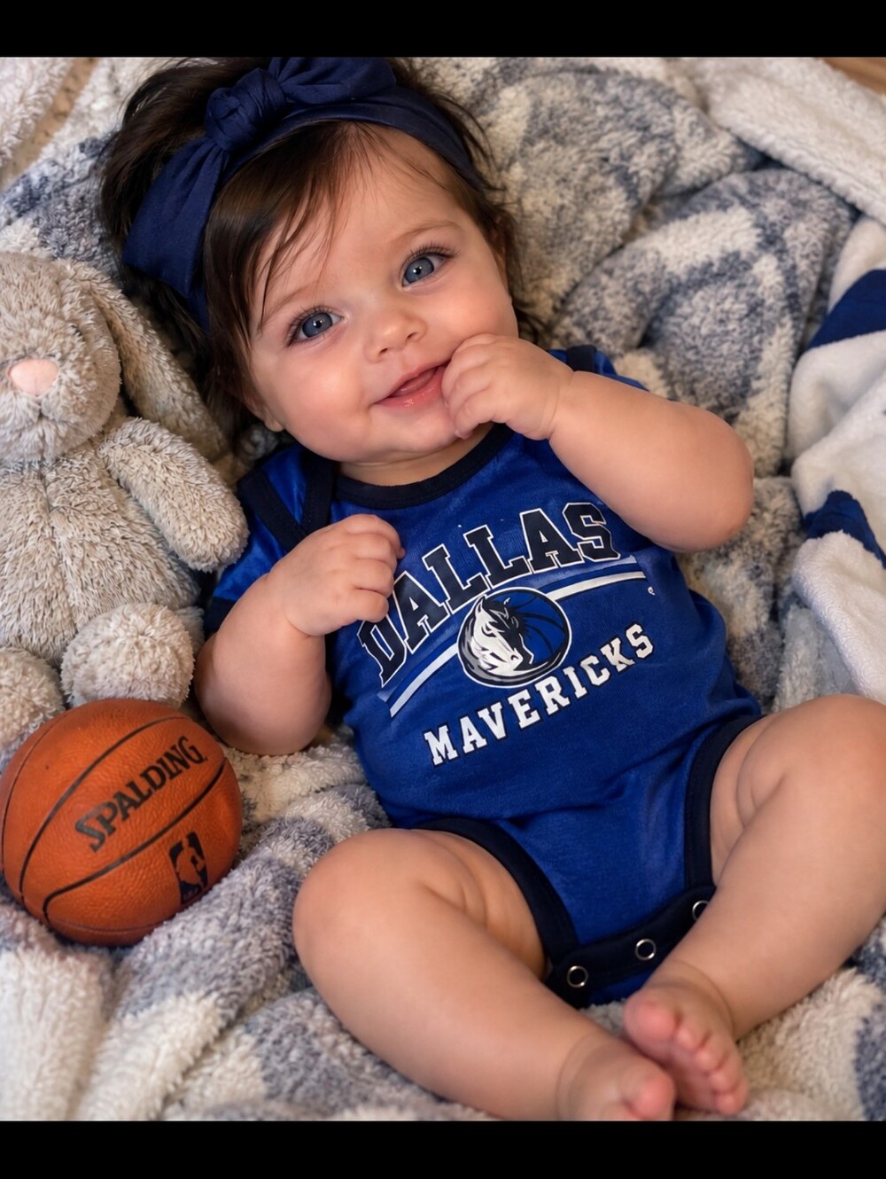 Dallas Mavericks Adidas NBA Baby 3 Piece Creeper Set 0-3M NWT